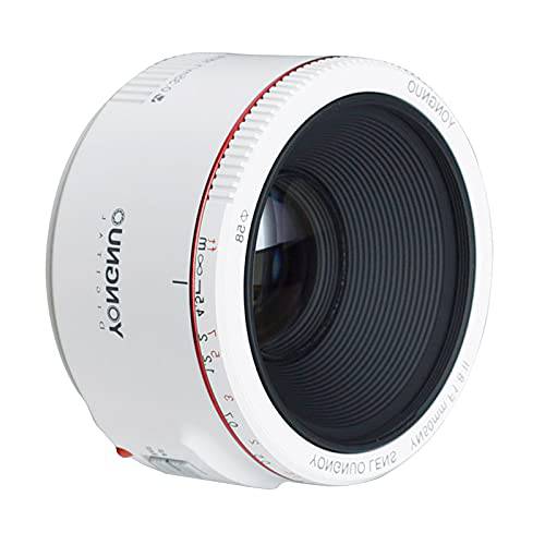 YONGNUO YN50mm F1.8 II, 풀 프레임 오토 포커스 렌즈 캐논 EOS EF 마운트 디지털 SLR 카메라, 화이트