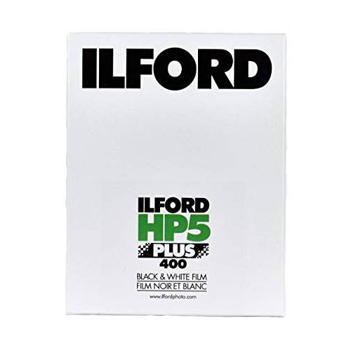 Ilford HP-5 플러스 400 고속 블랙 and 화이트 프로페셔널 필름, ISO 400, 4x5-100 시트