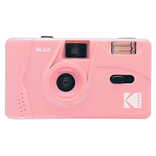 코닥 M35 35mm 필름 카메라 - 포커스 프리, 리유저블,재사용,  빌트인 플래시, 간편 to 사용 (캔디 핑크)