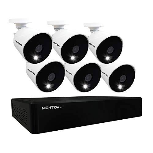 나이트 Owl CCTV 비디오 홈 보안카메라, CCTV 시스템 6 유선 1080p HD 실내/ 아웃도어 카메라 나이트 비전 (확장가능 up to a Total of 16 유선 카메라) and 1TB 하드디스크
