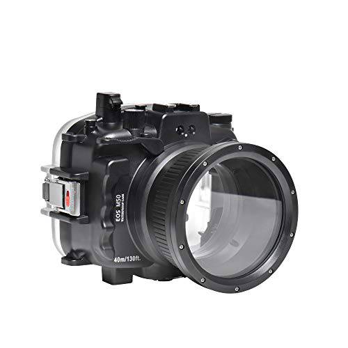 바다 개구리 캐논 EOS-M50 40m/ 130ft 수중 하우징 카메라 다이빙 방수 하우징 case15-45mm/ 18-55mm 렌즈