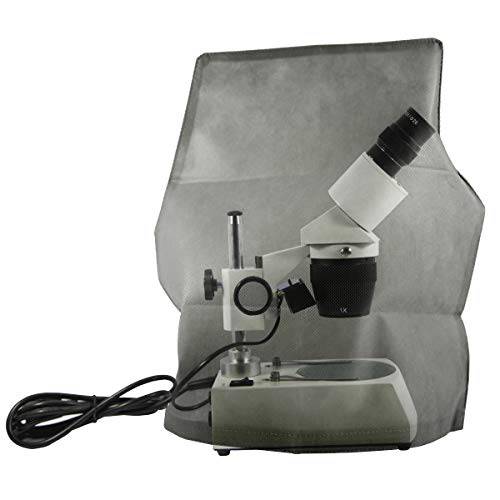 BoliOptics 현미경 먼지 커버, 그레이 천, 불투명한 (13.8 x 15 in) MA02023101