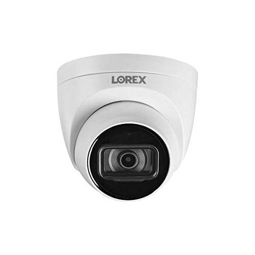 Lorex 4K 울트라 HD IP Add-On PoE 실내/ 아웃도어 돔 보안카메라, CCTV Listen-in 오디오