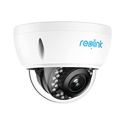 REOLINK 4K PoE 아웃도어 보안카메라, CCTV, 5X 광학 줌 돔 IP 감시 카메라, IK10 Vandal-Proof, 스마트 인간/ 차량 감지,센서, Work 스마트 홈, 타임랩스, Up to 256GB SD 카드, RLC-842A