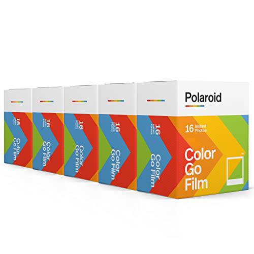 Polaroid 고 컬러 필름 - 80 포토 - 5 더블 팩 벌크, 대용량 필름 (6205)