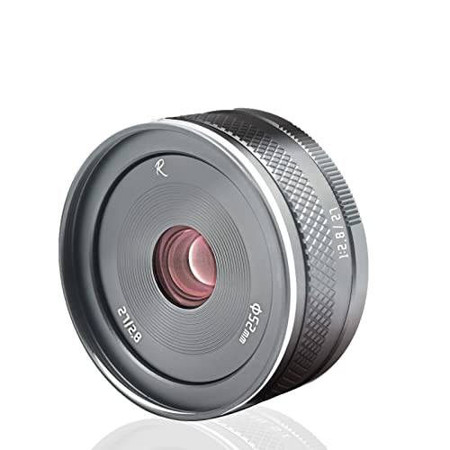 AstrHori 27mm F2.8 II 라지 조리개 APS-C 수동 이너 포커스 프라임 렌즈 필터 슬롯 호환가능한 후지 후지필름 X-Mount 미러리스 카메라 X-PRO1, X-E1, X-E2, X-E3, X-H1, X-T1, X-T10, X-T2(Grey)