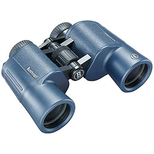 Bushnell H2O 8x42 방수 포로 쌍안경 8x42mm 다크 블루 포로 WP/ FP, 트위스트 Up Eyecups, 박스 6L 134218R