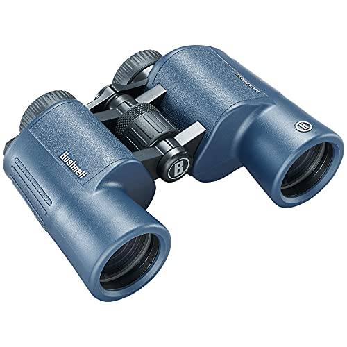 Bushnell H2O 10x42 방수 포로 쌍안경 10x42mm 다크 블루 포로 WP/ FP, 트위스트 Up Eyecups, 박스 6L 134211R