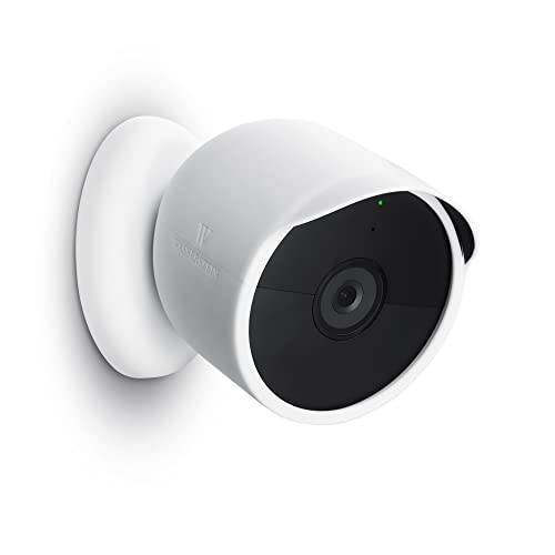 Wasserstein 보호 커버 호환가능한 구글 네스트 캠 ( 배터리) - 보호 실리콘 커버 Your 카메라 (1 팩/ 화이트)