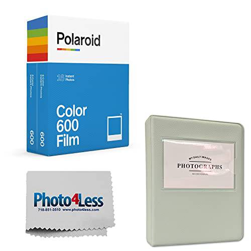 Polaroid 컬러 인스턴트 필름 600 - 더블팩 (16 시트) | 그레이 앨범 Polaroid 인스턴트 필름