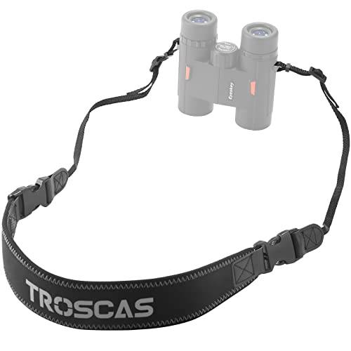 TROSCAS 슈퍼 편안한 네오프렌 Optic 스트랩 | 루프 커넥터 | 필드 수리 버클 | 경량 | 조절가능 Length 넥 스트랩 쌍안경 카메라 (타입 2)