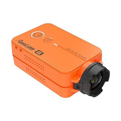 런캠 2 4K 에디션 FPV 스포츠 액션 카메라 49g 와이파이 지원 울트라 HD MP4 캠코더 조절가능 FOV, 오렌지