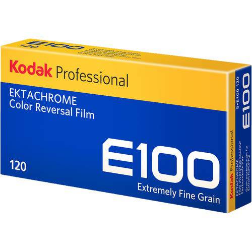 코닥 프로페셔널 Ektachrome E100 컬러 투명도 필름 (120 롤 필름, 5-Pack)