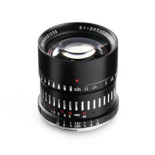 TTArtisan 50mm F0.95 APS-C Portrait-Length 수동 렌즈 악세사리 소니 E 마운트 호환가능한 카메라 A5000 A5100 A6000 A6100 A6400 A6600 NEX-3 NEX-3N NEX-5T NEX-5R NEX-5 NEX-5N NEX5C