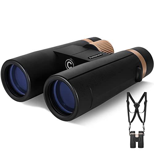 Amblee 8x42 프로페셔널 HD 쌍안경 성인  하네스 - 하이 파워 쌍안경 18mm BaK4 프리즘, 22mm 라지 뷰 접안렌즈, 방수 쌍안경 새 관찰 사냥 여행용