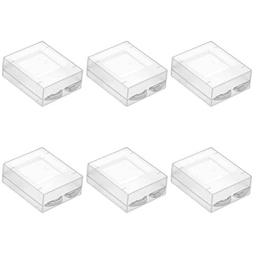 코스모스 팩 of 6 플라스틱 보호 스토리지 케이스 Boxes 홀더 호환가능한 고프로 히어로 배터리 프로스트,프로스티드 클리어 컬러 (RX42)