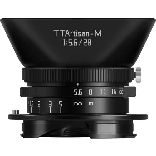 TTArtisan 28mm f5.6 풀 프레임 수동 포커스 렌즈 라이카 M 마운트 라지 조리개 Wide-Angle 카메라 렌즈 블랙
