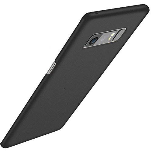 EiZiTEK EiZiCase Series Galaxy Note 8 [주 8 전화 2017] 강화 유리로 된 하드 슬림 백 케이스 (대부분의 풀 커버 강화 유리와 호환 가능)