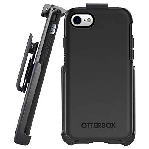 벨트 Clip Holster 호환가능한 with OtterBox Symmetry Series - 아이폰 7/ 8, 아이폰 SE 2020 (케이스 not Included) - 기능: 보관 호환, 퀵 출시 래치, 듀러블 회전 벨트 Clip& Built-in 킥스탠드