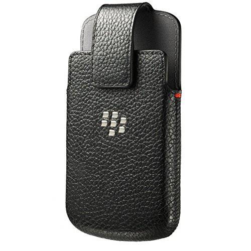 BlackBerry ACC-60088-001 가죽 스위블 Holster 케이스 for 블랙Berry 클래식 Q20 - 리테일 포장, 패키징 - 블랙