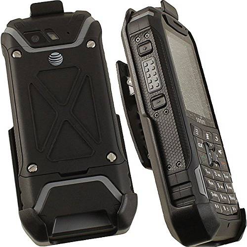 SONIM XP5 Clip, NAKEDCELLPHONE’S 블랙 회전 벨트 Clip Holster 케이스 with 스탠드 for SONIM XP5 폰 (XP5700)