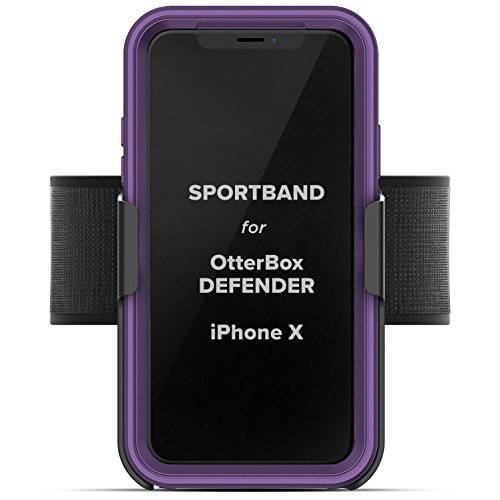 En케이스d  운동 암밴드 for Otterbox 디펜더 케이스 - 애플 아이폰 X/ 아이폰 Xs 조절가능 Sports 스트랩 (Fits 암 사이즈 XS-XXL) (케이스 not Included)