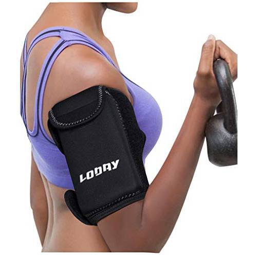 Sports Armband Cell Phone Holder Fitness Arm Band Sleeves with Pocket for Running Exercising Fits iPhone X 8 Plus 7 6 6S iPod Samsung Galaxy S9 S8 S7 S6 Note 4 5 (A Pair)