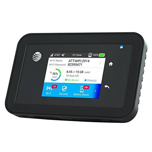 Netgear Unite Explore AC815S | 휴대용 와이파이 핫스팟 Cat.9 4G LTE | up to 450Mbps 다운로드 스피드 | 연결 up to 15 디바이스 | 18 시간 of 사용 Per 충전 | 2 MIMO TS-9 안테나 커넥터 | GSM 언락