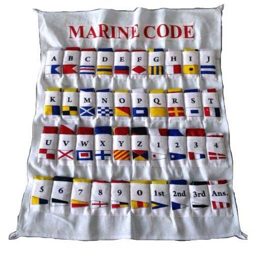 Brass Blessing 100% 코튼 - 인터네셔널 Code 플래그 - 세트 of 40 깃발 케이스 커버  MARITIME/ 보트/ Nautical 장식,데코 (5101)