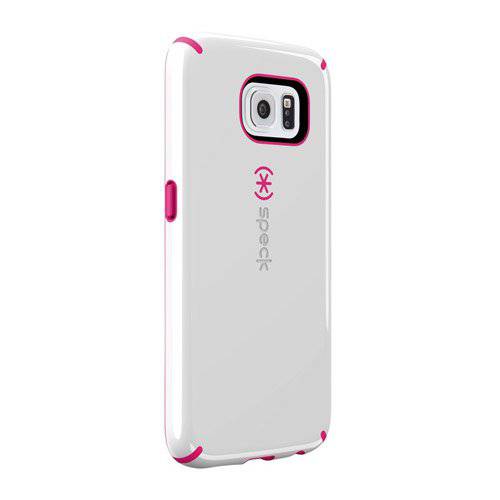 Speck PRODUCTS 캔디쉘 케이스 for 삼성 갤럭시 S6 - 리테일 포장, 패키징 - 화이트/ 라즈베리 핑크