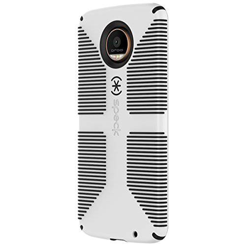 Speck Products 캔디쉘 그립 케이스 for Moto Z Droid Smartphone, White/ 블랙
