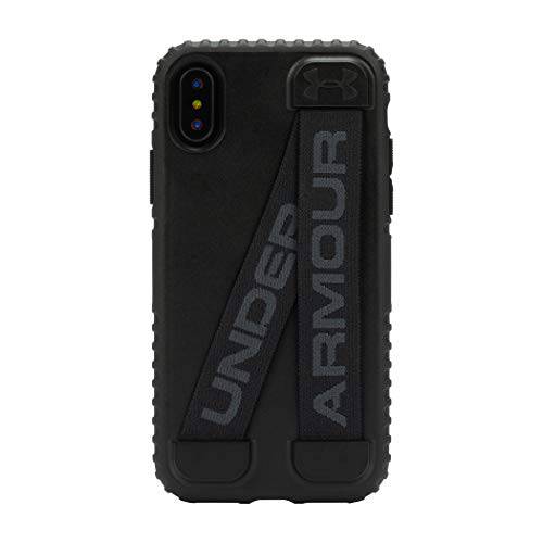 언더 Armour 폰 케이스 | for 애플 아이폰 Xs and 아이폰 X | 언더 Armour UA 프로텍트 Handle-It 케이스 with 러그드 Design and 프로텍트 - Black/ Stealth