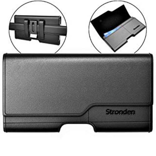 Stronden 아이폰 11 프로/ 8/ X/ XS/ SE (2020) Holster - 가죽 벨트 케이스with 벨트 Clip [Magnetic Closure] 파우치 w/ 빌트 in ID 카드 홀더 (Fits Otterbox Commuter/ Symmetry 케이스)
