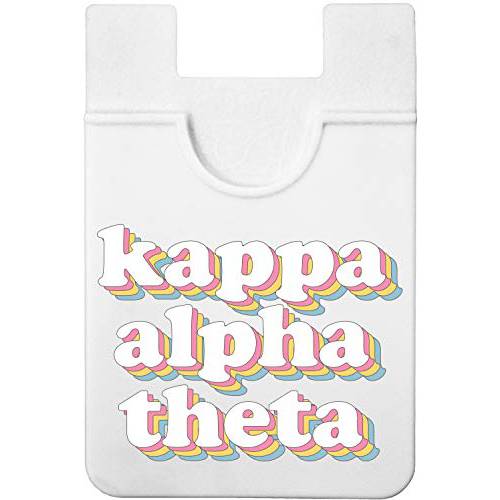 Kappa Alpha Theta - Retro Koala 파우치 - 접착식, 스티커 휴대폰, 스마트폰 지갑