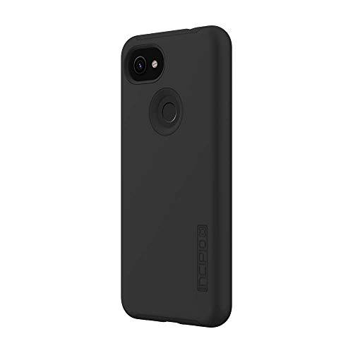 Incipio DualPro 케이스 for 구글 Pixel 3a - 구글 인증된 Protective 커버 (Black) [Extremely 러그드 I 쇼크 Absorbing I Soft-Touch Coating I 하이브리드] - GG-077-BLK
