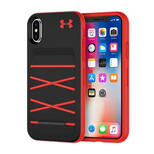 언더 Armour UA 프로텍트 Arsenal 케이스 for 아이폰  Xs&  아이폰 X - Black/ Red