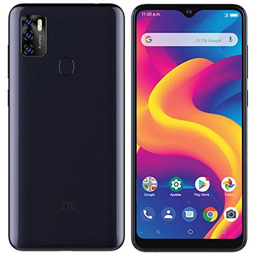 ZTE  블레이드 A7s 2020 (64GB, 2GB) 6.5, 16MP 트리플 카메라, 4000mAh 배터리,  지문인식&  페이스 잠금해제, 듀얼 SIM GSM 언락 US 4G LTE (T-Mobile, at& T, Metro, 스트레이트 talk) 인터네셔널 모델 (블랙)
