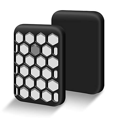 실리콘 케이스 MagSafe 배터리 팩, 보호 커버 MagSafe 배터리 팩 보호 스킨 Sleeve-Black, [충격방지] 안티 스크레치, 1 팩