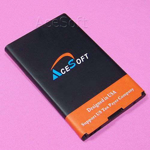 AceSoft 1800mAh Extended 슬림 Li-ion 3.7V 배터리 스트레이트 talk/ Tracfone/ Net10 ZTE Cymbal-G LTE Z232TL 스마트폰