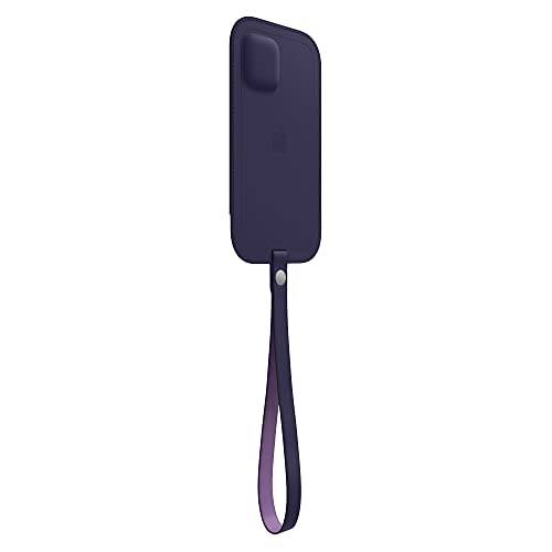 애플 가죽 슬리브 MagSafe (for 아이폰 12 프로 맥스) - 딥 Violet