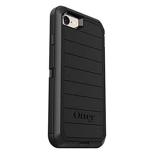 OtterBox 디펜더 시리즈 러그드 케이스 아이폰 SE 3rd 세대 (2022), 아이폰 SE 2nd (2020), 아이폰 8, 아이폰 7 (Not 플러스) 케이스 Only - Non-Retail 포장, 패키징 - 블랙 (with 미생물 디펜스)