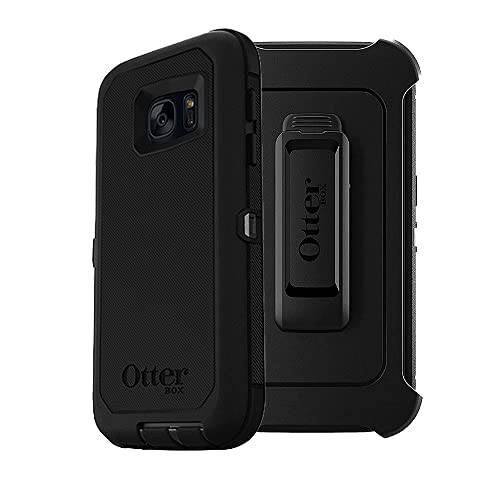 OtterBox 디펜더 시리즈 케이스 삼성 갤럭시 S7 - 홀스터 클립 포함 - Non-Retail 포장, 패키징 - 블랙