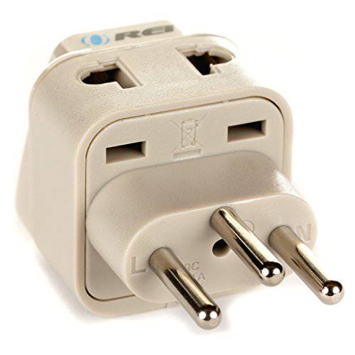 OREI 접지 범용 2 in 1 Plug 어댑터 타입 J for Switzerland& More - Ce 인증된 - RoHS Compliant WP-J-GN