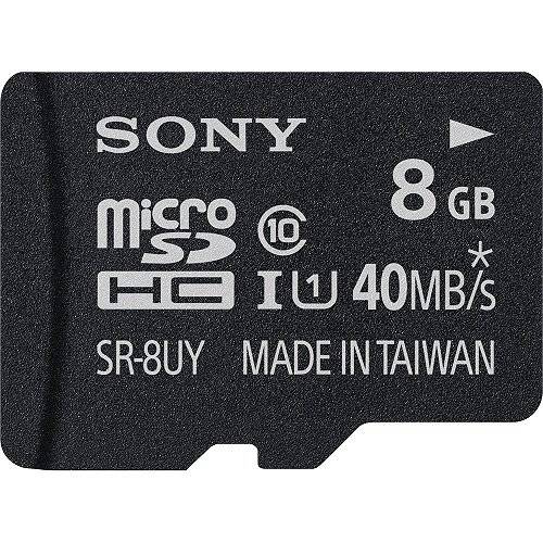 소니 8GB Class 10 미니 SDHC R40 메모리 카드 (SR8UYA/ TQMN) (Old Model)