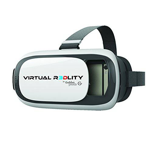 GabbaGoods VR 헤드폰,헤드셋 3D VR VR 글라스 헤드폰,헤드셋 with Head-mounted 헤드밴드 for 3.5-6.0 Inch Google, 아이폰, 삼성 노트, LG 넥서스, HTC, Moto 스마트폰 by Gabba Goods