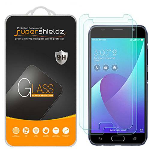 (2 Pack) Supershieldz for Asus (ZenFone V) (버라이즌) 강화유리 화면보호필름, 액정보호필름, Anti 스크레치, 기포 방지