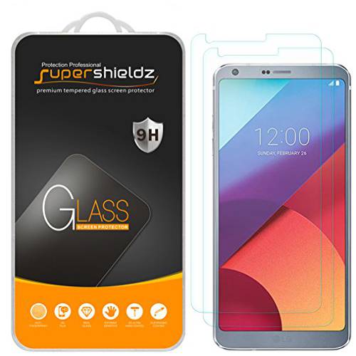 Supershieldz (2 Pack) for LG G6 and LG G6 Duo 강화유리 화면보호필름, 액정보호필름, Anti 스크레치, 기포 방지