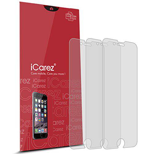 iCarez Anti 글레어 (매트,무광) 화면보호필름, 액정보호필름 for New 아이폰 SE 2020 아이폰 8 아이폰 6/ 6s/ 7 4.7 쉬운사용 힌지 Installation with 키트 3-Pack