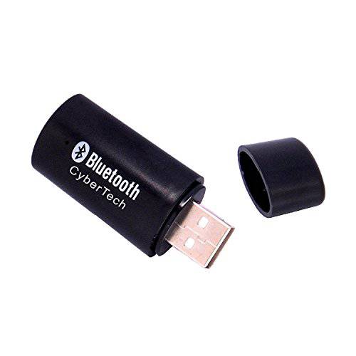 CyberTech BriteLink USB 블루투스 스피커 어댑터 / A2DP 기술이 적용된 무선 음악 수신기, 가정용 스테레오, Car Aux In, 휴대용 스피커, 헤드폰 용 3.5mm 스테레오 출력.