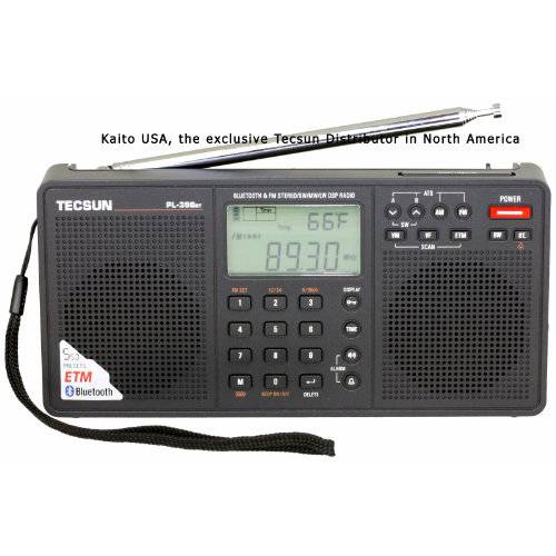Tecsun PL398BT DSP 디지털 AM / FM / LW 단파 라디오, 듀얼 스피커 및 블루투스 포함